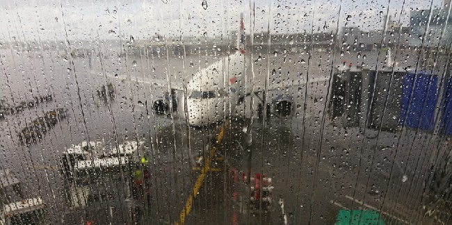 Plane at the airport